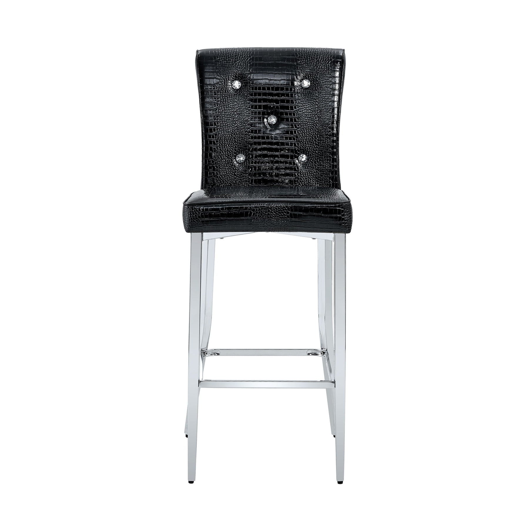 Bar Chairs & Crystal Clasp Design (Set of 2)