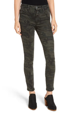 STS Blue Women s Ellie Camouflage-Print Ankle Skinny Jeans Green Size 29