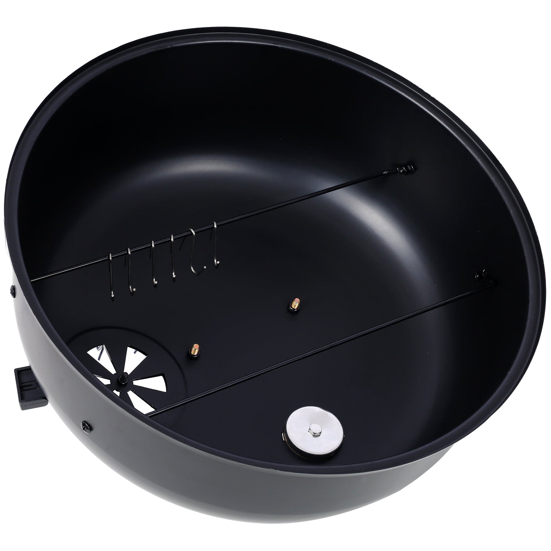 Charcoal Smoker Grill Wood Smoker Grills Outdoor Cooking 16 Inch Portable BBQ