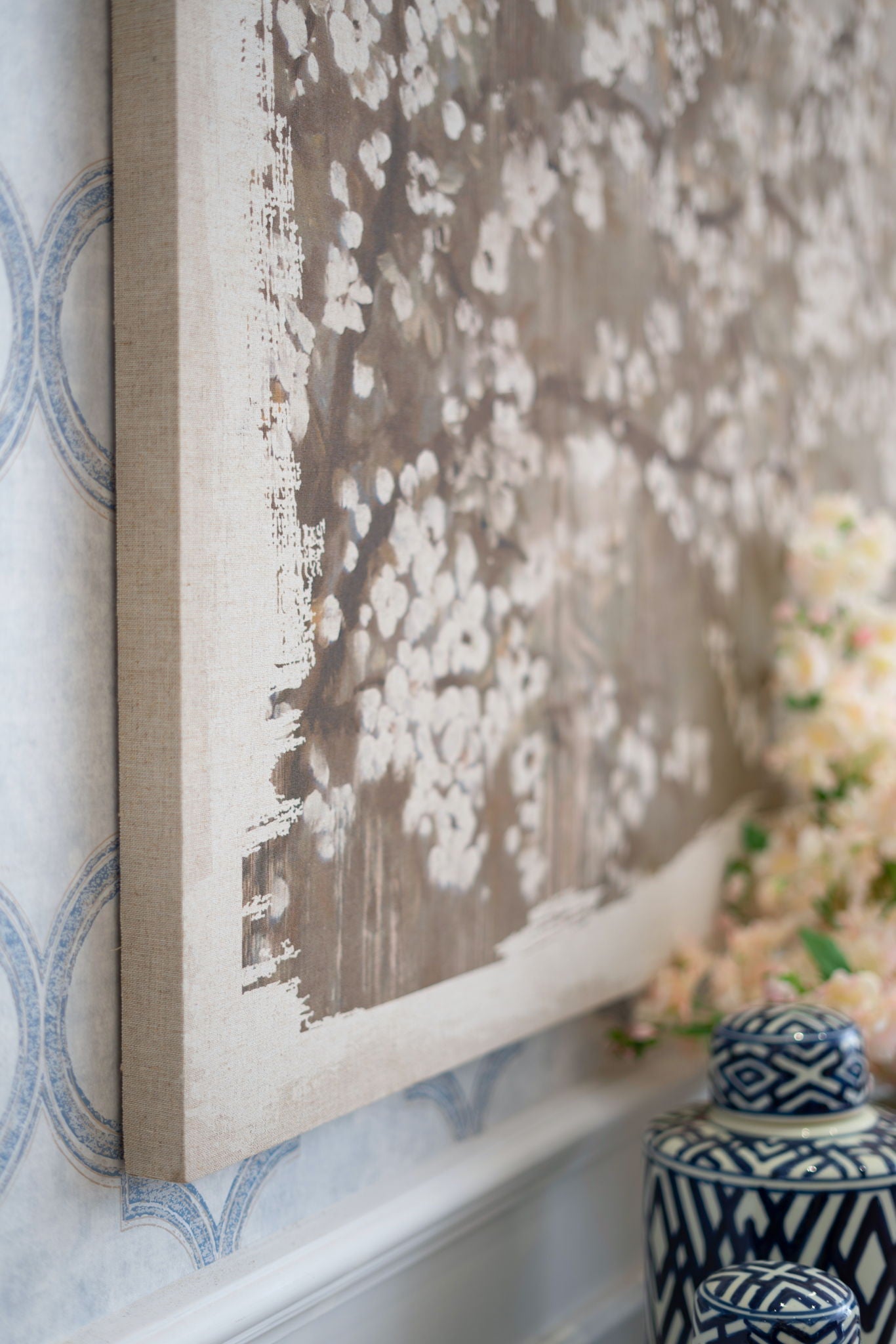 Large Cherry Blossom Canvas Art Print Home Decor Accent Piece