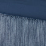 7 Piece Printed Seersucker Comforter Set Navy King