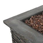 33' SQUARE MGO FIRE PIT - 40000 BTU.