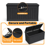 230 Gallon Large Outdoor Storage XXL Deck Box