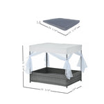 Dog Bed With Curtain