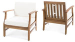 Perla Contemporary Club Chair with Water-Resistant Cushion