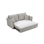 Oren Chenille Sleeper Sectional Sofa With Storage - Gray