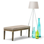Waverly Tufted Ottoman Bench - Natural