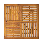 Hermosa 5-Piece Acacia Wood Outdoor Dining Set