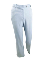 Calvin Klein Womens Printed Modern Fit Wide Leg Pants Blue 4
