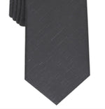 Alfani Mens Echo Silk Blend Metallic Neck Tie Black O/S