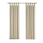 Twist Tab Total Blackout Window Curtain Panel Champagne 50x95