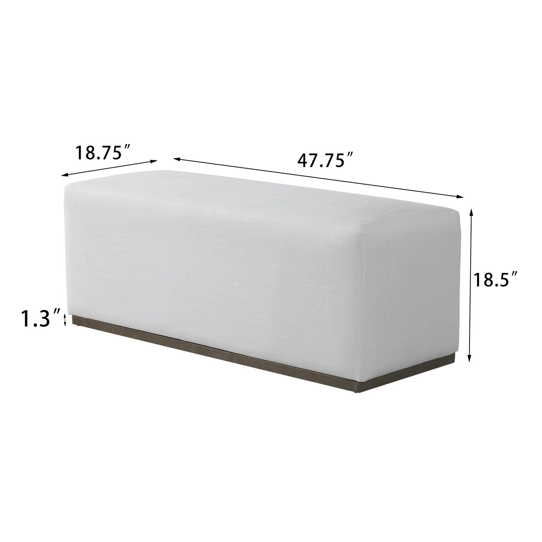 Simple and Elegant Footstool Bench