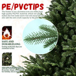 Full-Shaped 6 Ft Christmas Tree with 1673 PE/PVC Tips