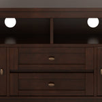 Warm Shaker 72" TV Media Stand - Russet Brown