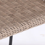 Ladd Outdoor Metal Wicker Barstool Set of 2