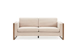 Modern 3-Seater Sofa With Solid Wood Legs