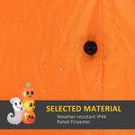 5-Foot Illuminated Halloween Ghost and Pumpkin Inflatable