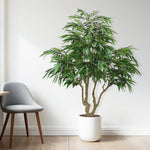 7FT Artificial Willow Tree Indoor Faux Greenery Plant
