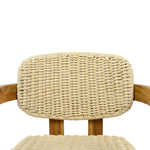 Outdoor Woven Rattan Chair Set Two Accent Chairs