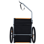 Large Folding Bike Trailer for Dogs – 66LB Capacity All-Terrain Pet Carrier