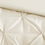 7 Piece Tufted Comforter Set Ivory Cal King