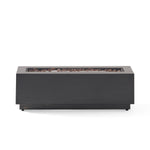 Modern Dark Grey 40' Outdoor Iron Propane Fire Pit