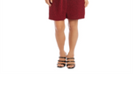 Karen Kane Twist Front Dress Red