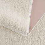 Judy White Washable Area Rug - Clearance