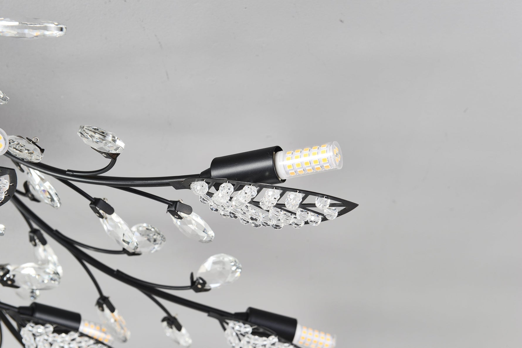 15-Light Chandelier Crystal Ceiling Lamp