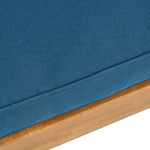 Perla Dining Chair 2pcs with Blue Cushions