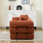 Folding Sofa Bed 78.5" Convertible Couch with 2 Pillows