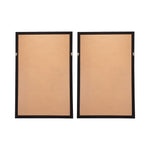 Leaf Shadow Box Wall Decor (Set of 2) - White / Gray