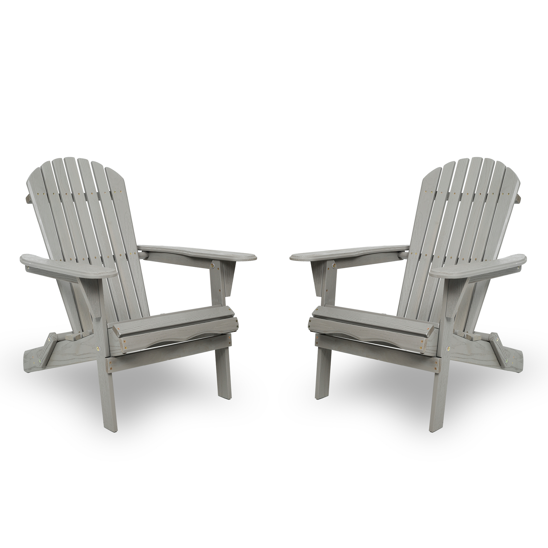 Classic Embossed Grain Adirondack Chair Set of 2