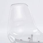 Transparent Dining Chair (Set of 4) - Matte White