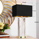 Touch Control Table Lamps Set of 2 with USB Ports and AC Outlet
