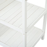 Topmax 66" Large Outdoor Farmhouse Wooden Potting Bench Table