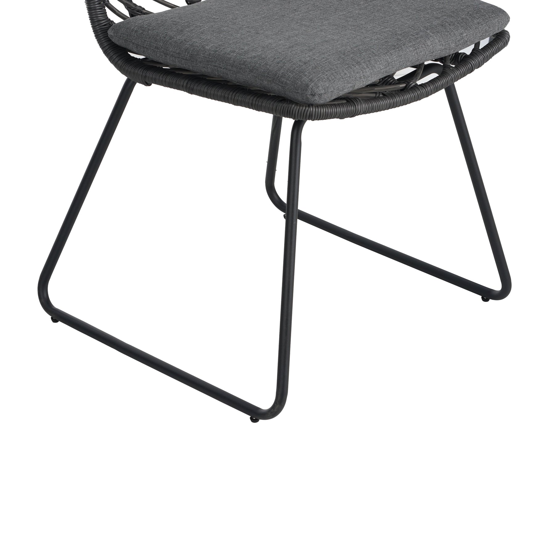 DEJA Chair 2PCS with 2 Cushions, Gray