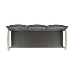 Outdoor Acacia Wood Wicker 3 Seater Sofa