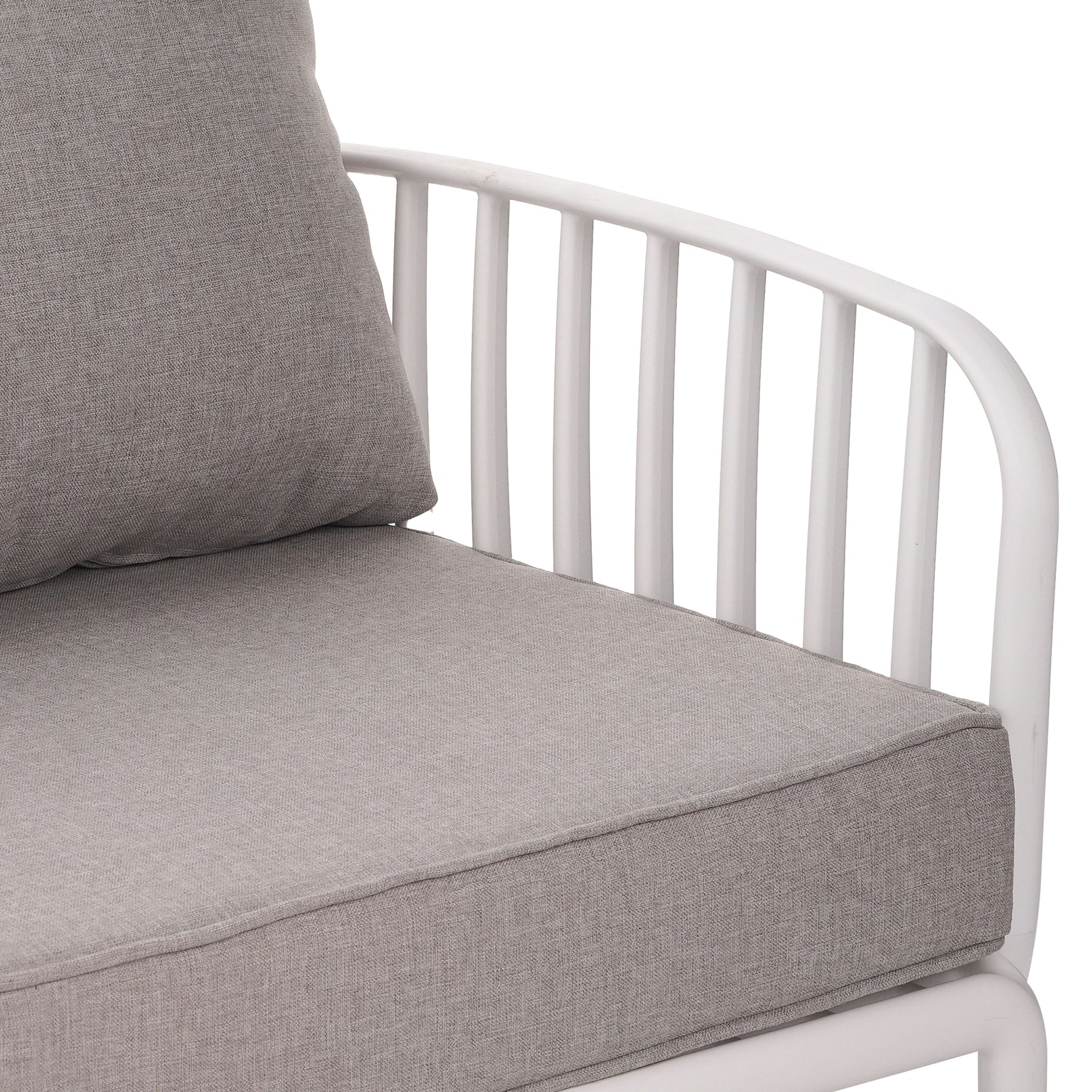 The Sleek All-Weather Resin Outdoor Loveseat and Coffee Table Set
