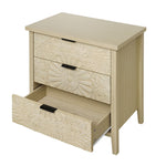 3 Drawer Cabinet - Natural Wood Finish