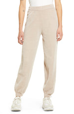 Women's Lulus Weekend Chiller Chenille Joggers, Size X-Large - Beige