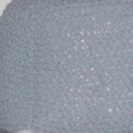 Semi Rounded Pouf Cable Knitted Perfect Seating