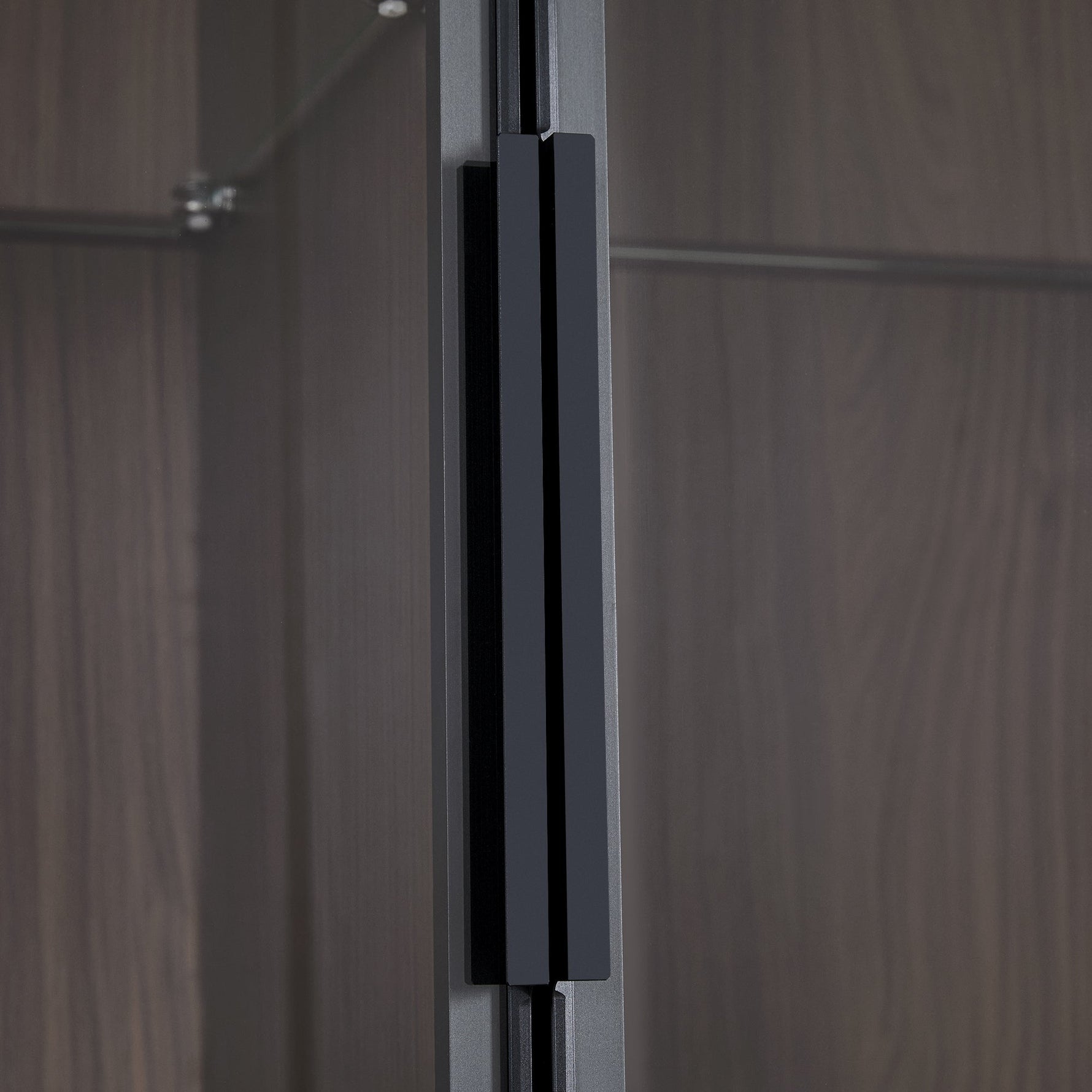 Modern Minimalist 51.2" Tall Lighted Display Cabinet with Tempered Glass