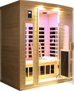 Low EMF Three person Far infrared sauna room (Front & Rear)