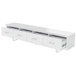 TV Stand With Slatted Drawers