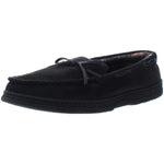Gold Toe Men's Tie Moccasins Black Size Small