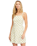 Billabong Women's Daisy Craze Mini Dress, Salt Crystal, Medium