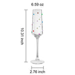 Khen Confetti Flute - Set of 2