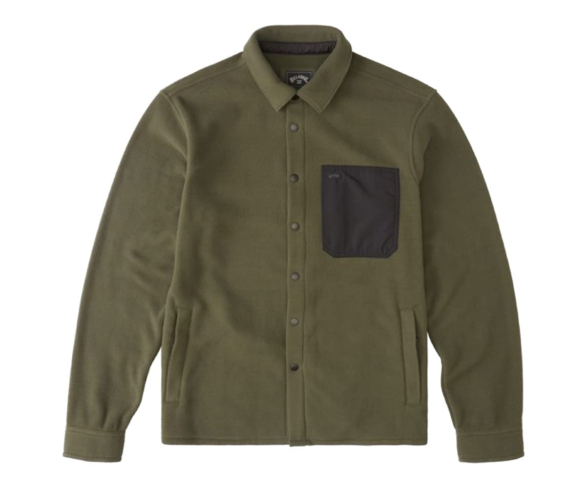 Billabong Men's ADiv Furnace Explorer Fleece - Dark Olive, Small
