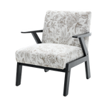 Mid-Century Modern Lounge Armchair - Seat Cushion (Beige + Grey)